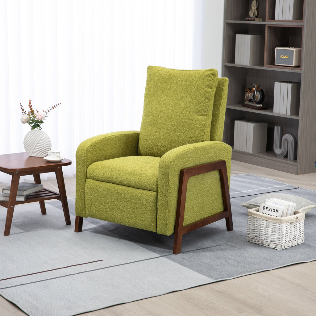 Fauteuil inclinable réglable Coolmore pour home cinéma, canapé inclinable simple en tissu - 29,53 x 30,71 x 40,16