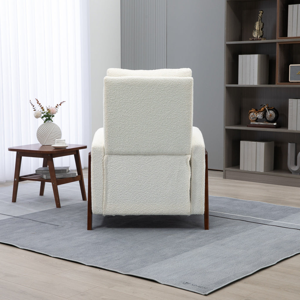 Fauteuil inclinable réglable Coolmore pour home cinéma, canapé inclinable simple en tissu - 29,53 x 30,71 x 40,16