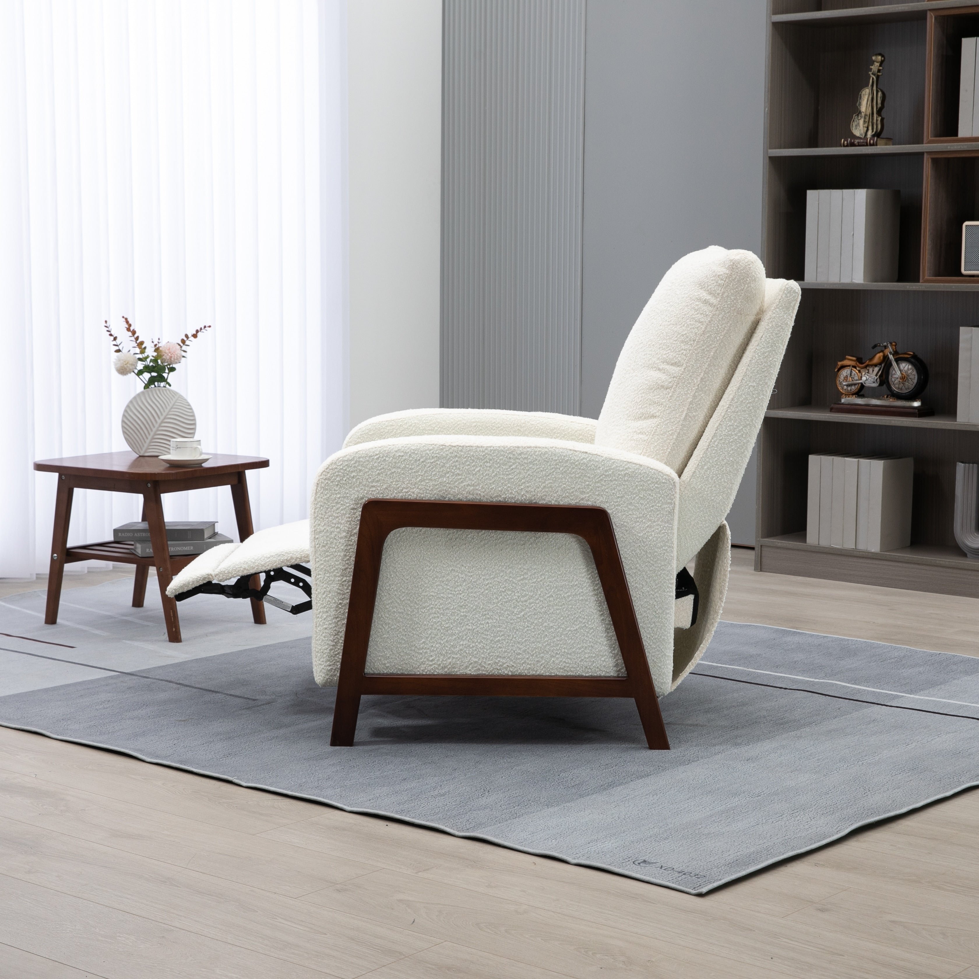 Fauteuil inclinable réglable Coolmore pour home cinéma, canapé inclinable simple en tissu - 29,53 x 30,71 x 40,16