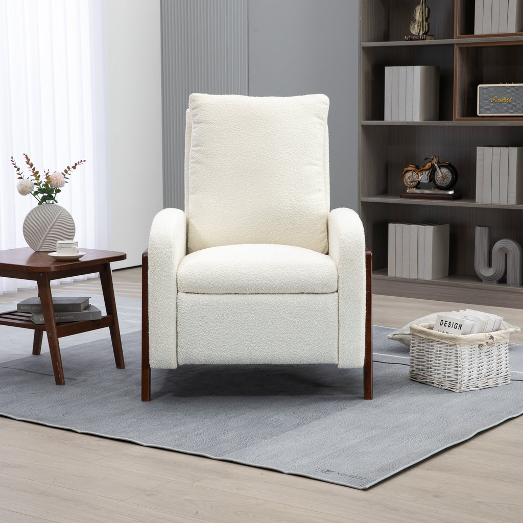 Fauteuil inclinable réglable Coolmore pour home cinéma, canapé inclinable simple en tissu - 29,53 x 30,71 x 40,16