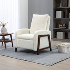 Fauteuil inclinable réglable Coolmore pour home cinéma, canapé inclinable simple en tissu - 29,53 x 30,71 x 40,16