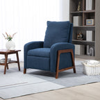 Fauteuil inclinable réglable Coolmore pour home cinéma, canapé inclinable simple en tissu - 29,53 x 30,71 x 40,16