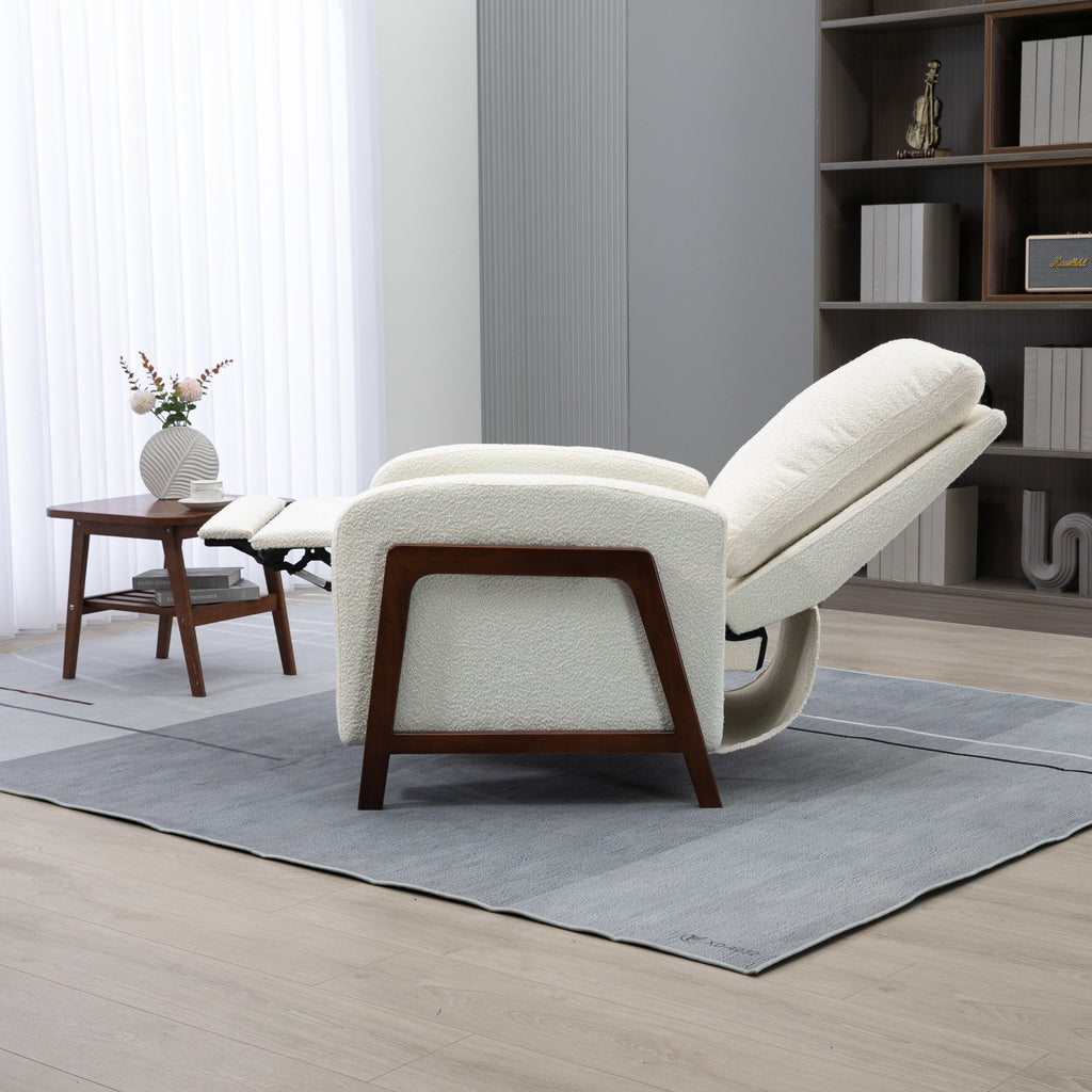 Fauteuil inclinable réglable Coolmore pour home cinéma, canapé inclinable simple en tissu - 29,53 x 30,71 x 40,16