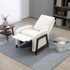 Fauteuil inclinable réglable Coolmore pour home cinéma, canapé inclinable simple en tissu - 29,53 x 30,71 x 40,16