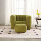 Fauteuil simple Coolmore, assise confortable, moelleux et confortable, idéal pour un petit salon. Canapé simple