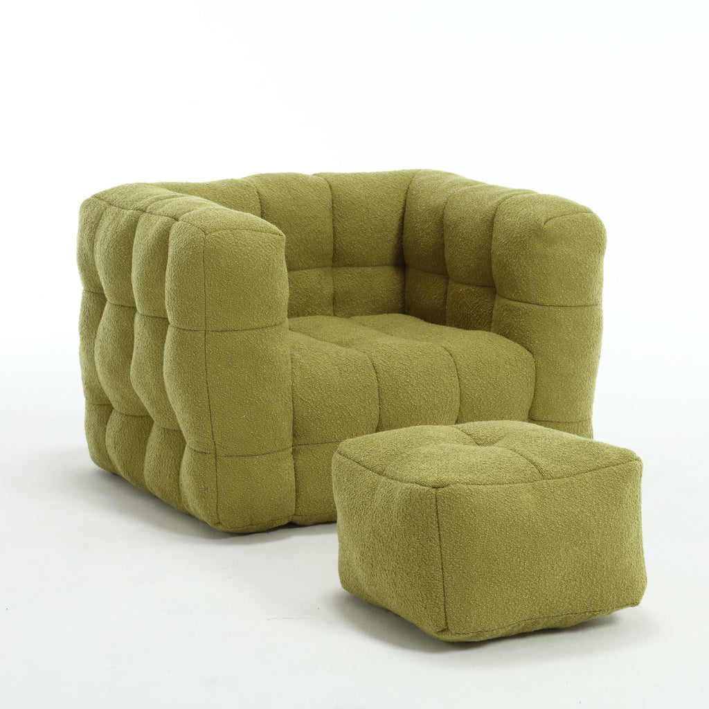 Fauteuil simple Coolmore, assise confortable, moelleux et confortable, idéal pour un petit salon. Canapé simple