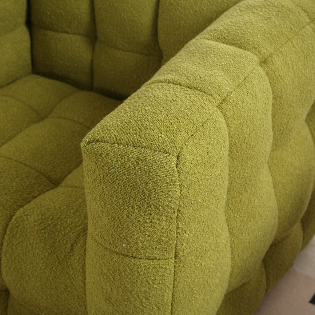 Fauteuil simple Coolmore, assise confortable, moelleux et confortable, idéal pour un petit salon. Canapé simple