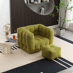 Fauteuil simple Coolmore, assise confortable, moelleux et confortable, idéal pour un petit salon. Canapé simple