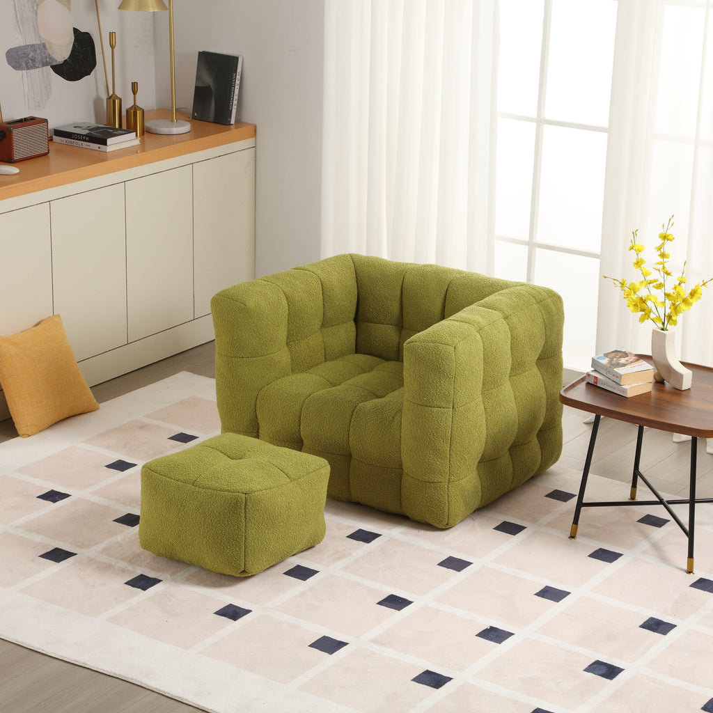 Fauteuil simple Coolmore, assise confortable, moelleux et confortable, idéal pour un petit salon. Canapé simple