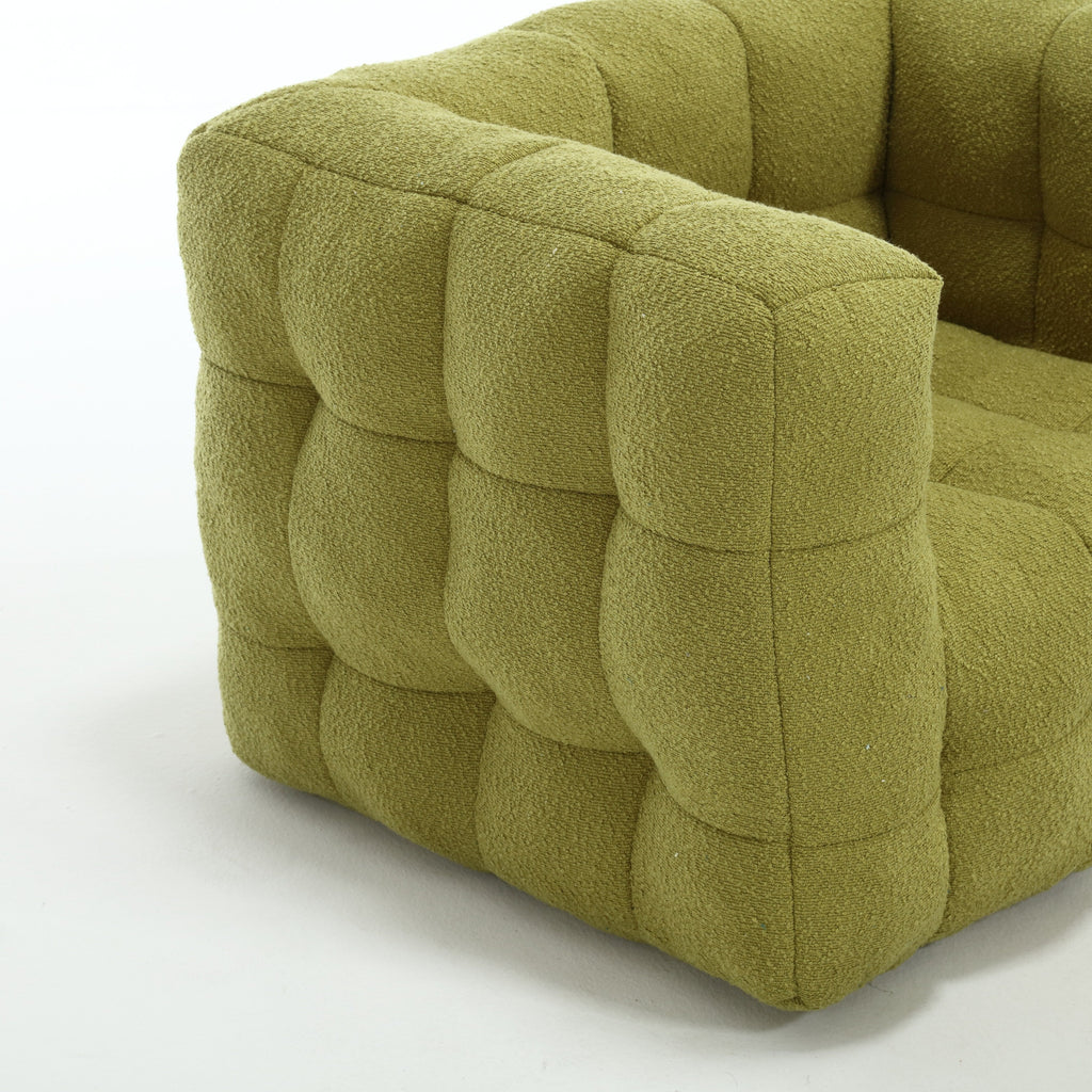 Fauteuil simple Coolmore, assise confortable, moelleux et confortable, idéal pour un petit salon. Canapé simple