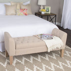 Banc de rangement capitonné Chugach de Copper Grove Sand Dune