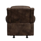 Fauteuil inclinable à bascule extra large Copper Grove Dilsen avec accoudoirs roulés