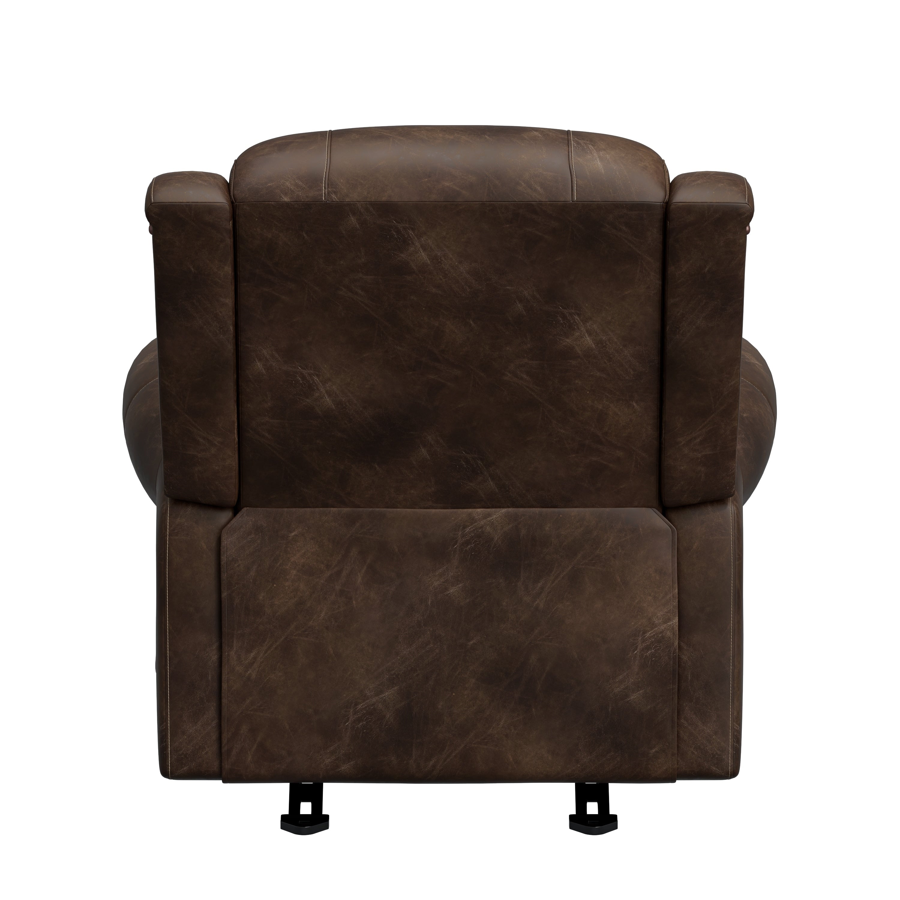 Fauteuil inclinable à bascule extra large Copper Grove Dilsen avec accoudoirs roulés