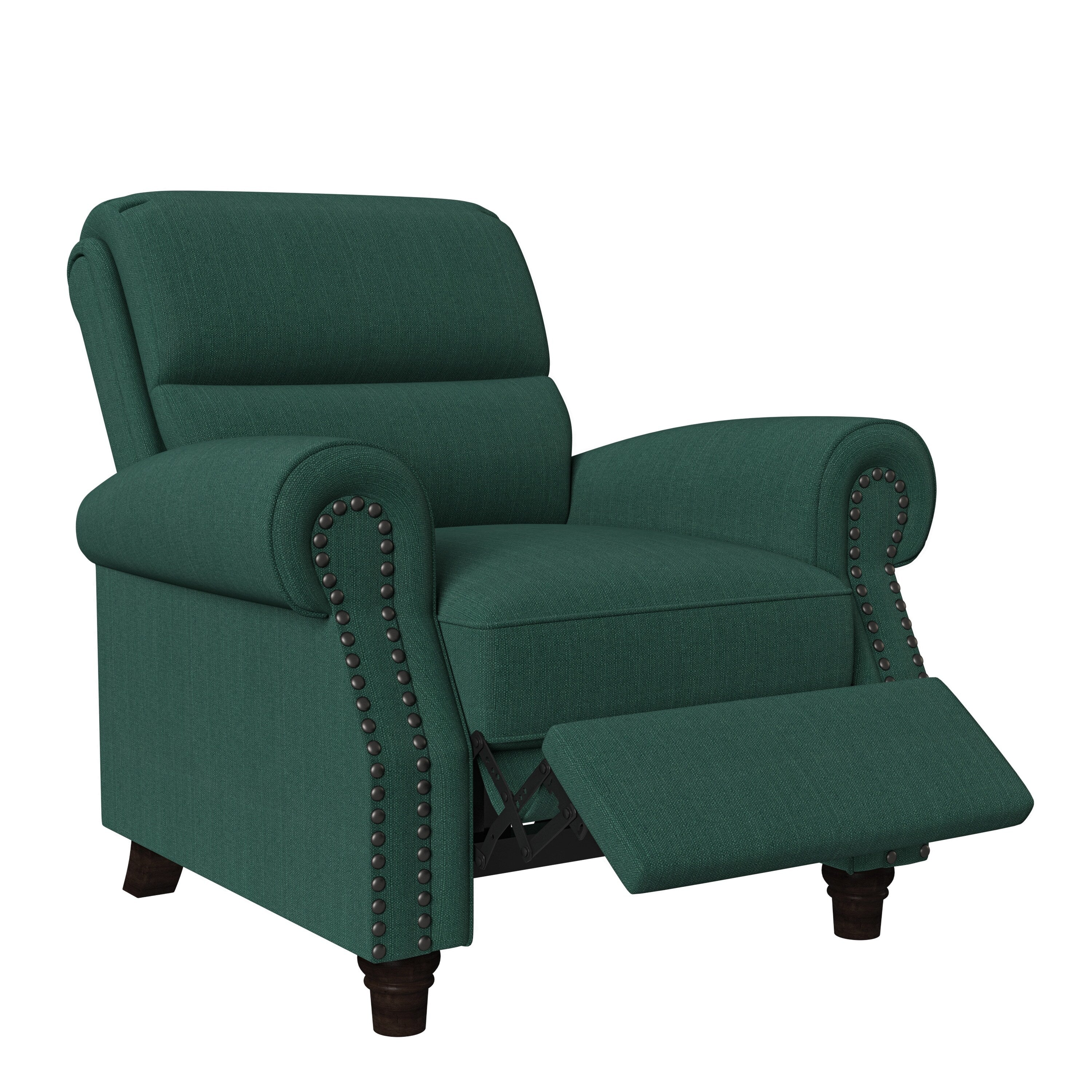 Fauteuil inclinable à dossier rabattable en lin Jessie de Copper Grove