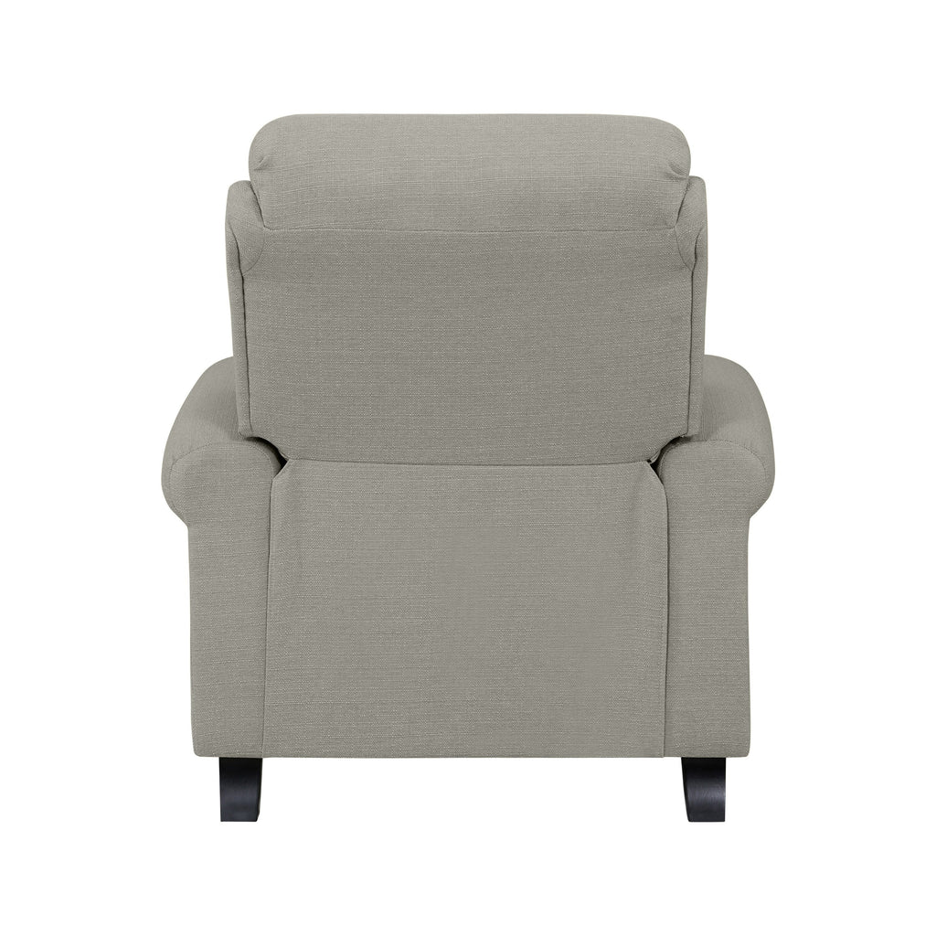 Fauteuil inclinable à dossier rabattable en lin Jessie de Copper Grove