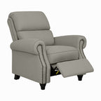 Fauteuil inclinable à dossier rabattable en lin Jessie de Copper Grove