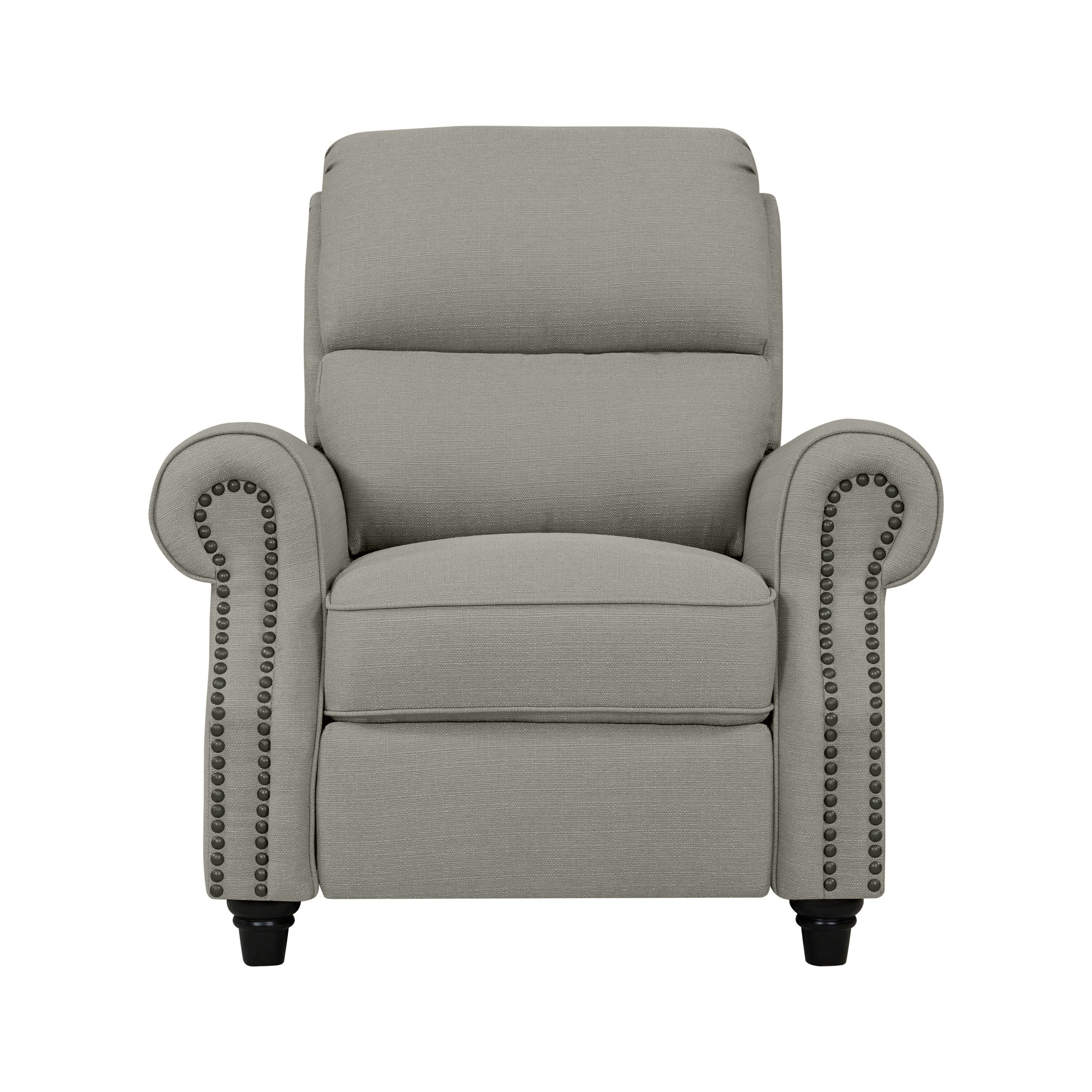 Fauteuil inclinable à dossier rabattable en lin Jessie de Copper Grove
