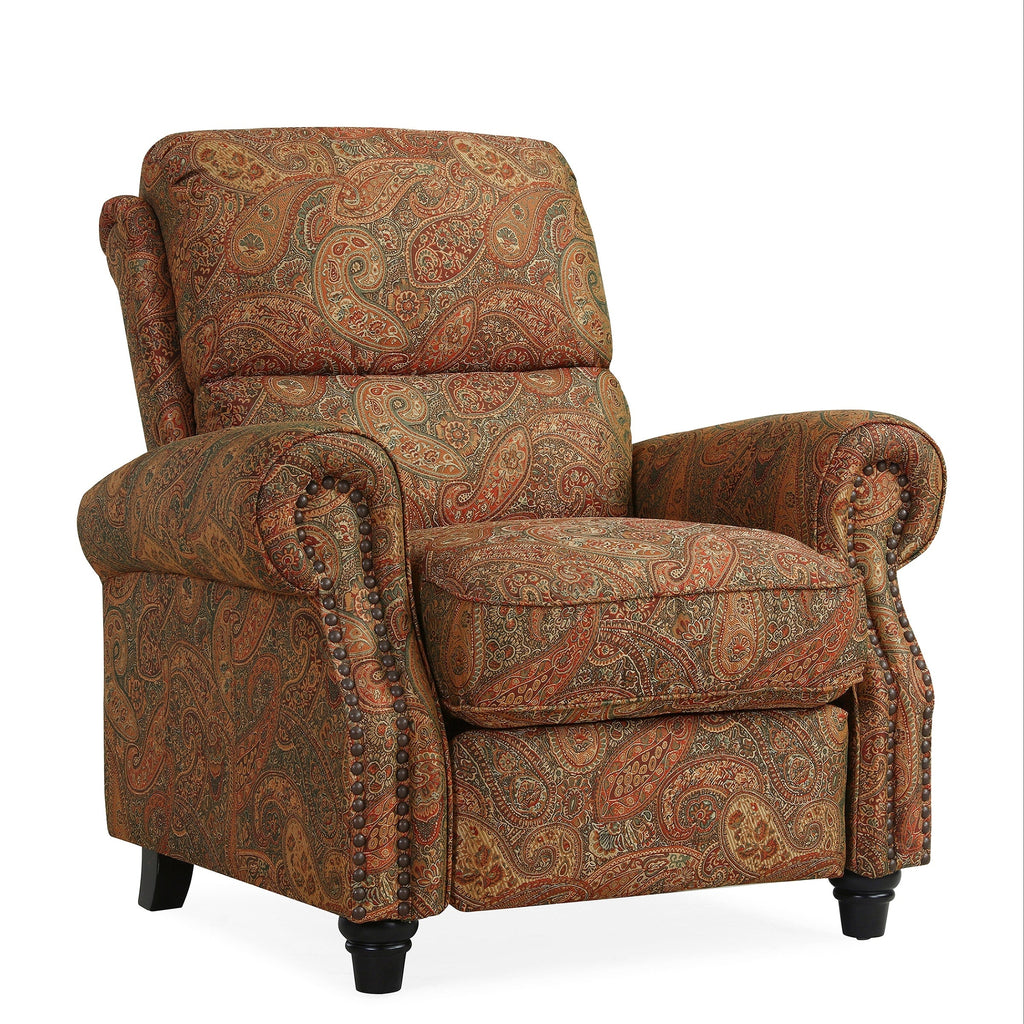 Fauteuil inclinable à dossier poussé Jessie ProLounger Paisley de Copper Grove