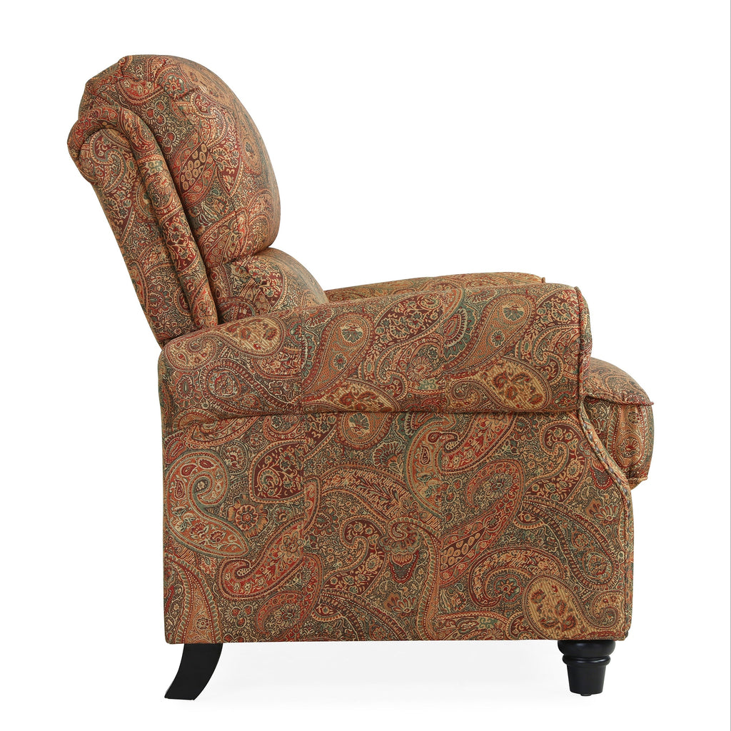 Fauteuil inclinable à dossier poussé Jessie ProLounger Paisley de Copper Grove