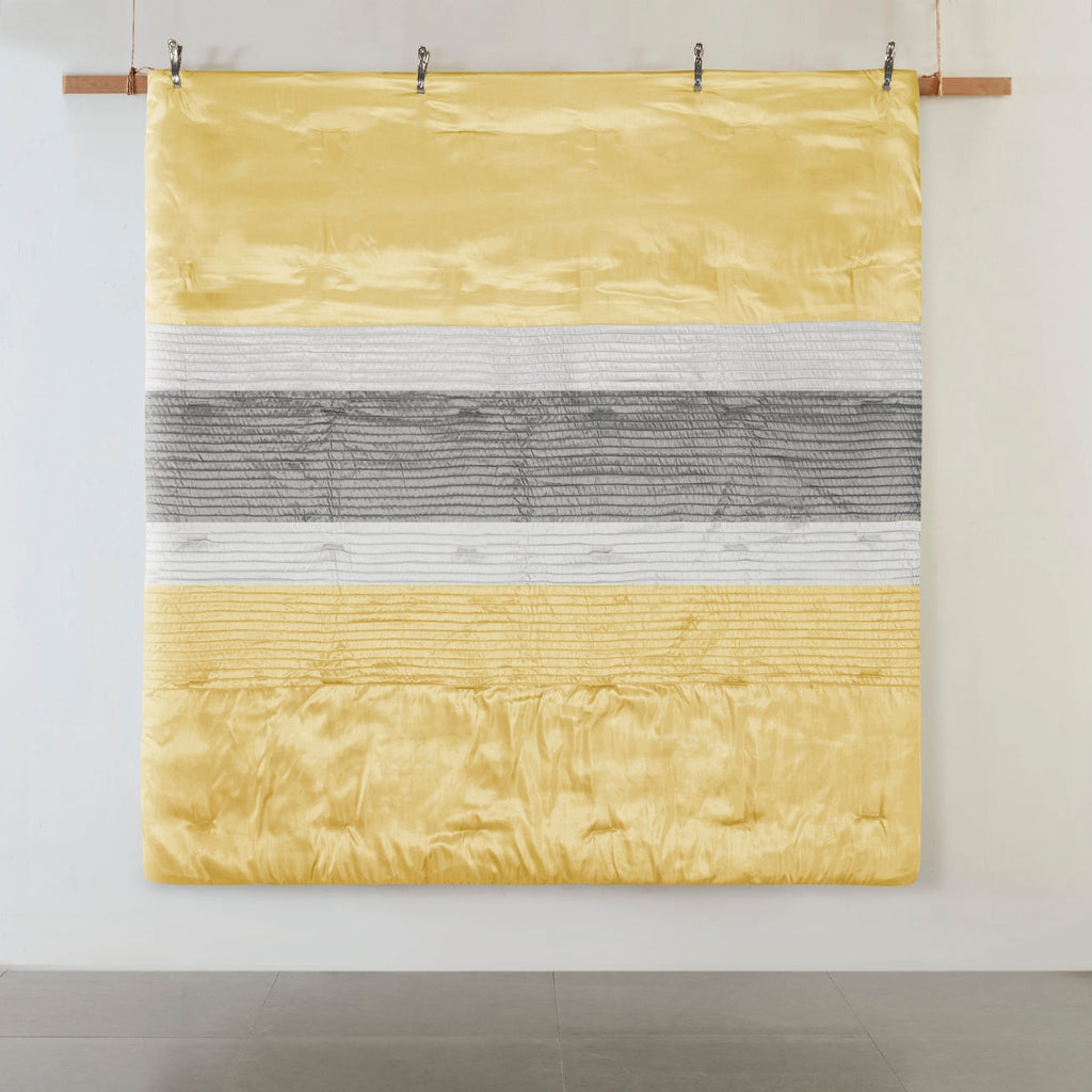 Ensemble de couette jaune Copper Grove Kiston 7 pièces