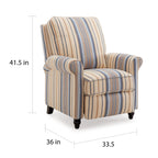 Fauteuil inclinable bleu Copper Grove Lassen