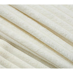 Fauteuil inclinable pivotant à 360° en velours côtelé avec coussins