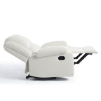 Fauteuil inclinable réglable en velours côtelé pour salon
