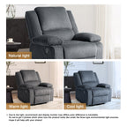 Fauteuil inclinable réglable en velours côtelé pour salon