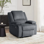 Fauteuil inclinable réglable en velours côtelé pour salon