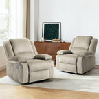 Fauteuil inclinable réglable en velours côtelé pour salon