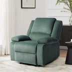 Fauteuil inclinable réglable en velours côtelé pour salon