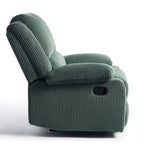 Fauteuil inclinable réglable en velours côtelé pour salon