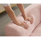 Canapé nuage en velours côtelé avec coussins