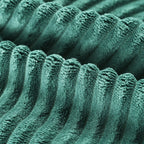 Canapé-lit double en velours côtelé avec 2 oreillers