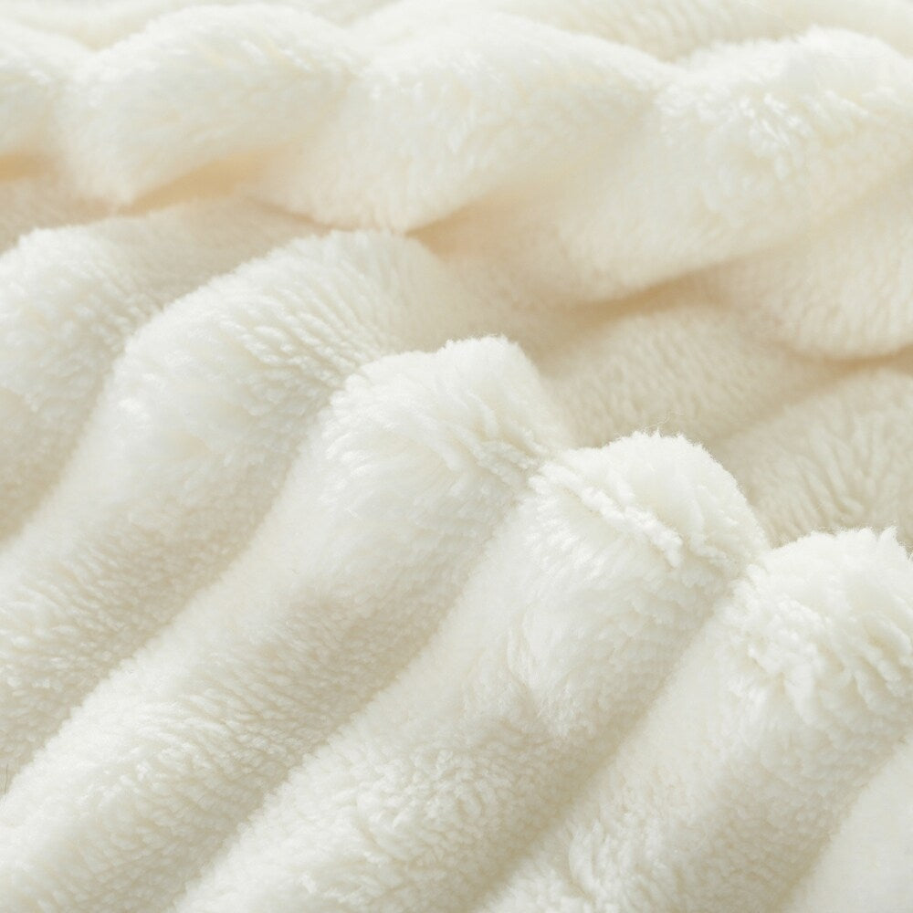 Canapé-lit double en velours côtelé avec 2 oreillers