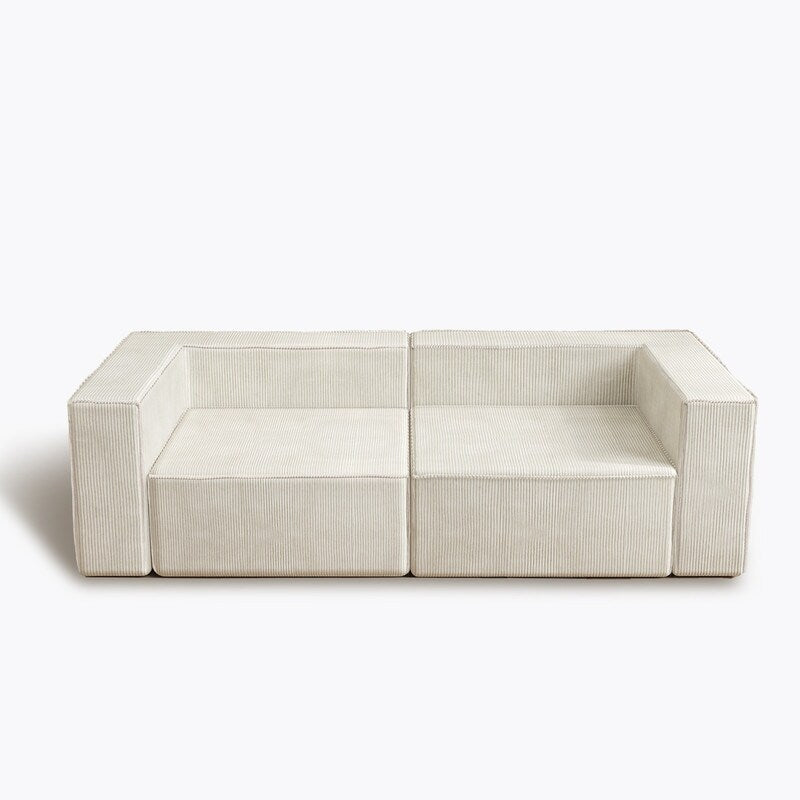 Canapés de compression confortables en velours côtelé