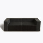 Canapés de compression confortables en velours côtelé