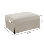 Canapé-lit simple convertible en velours côtelé avec dossier inclinable