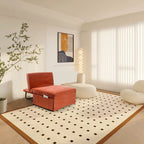 Canapé-lit simple convertible en velours côtelé avec dossier inclinable