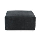 Canapé-lit ottoman en velours côtelé