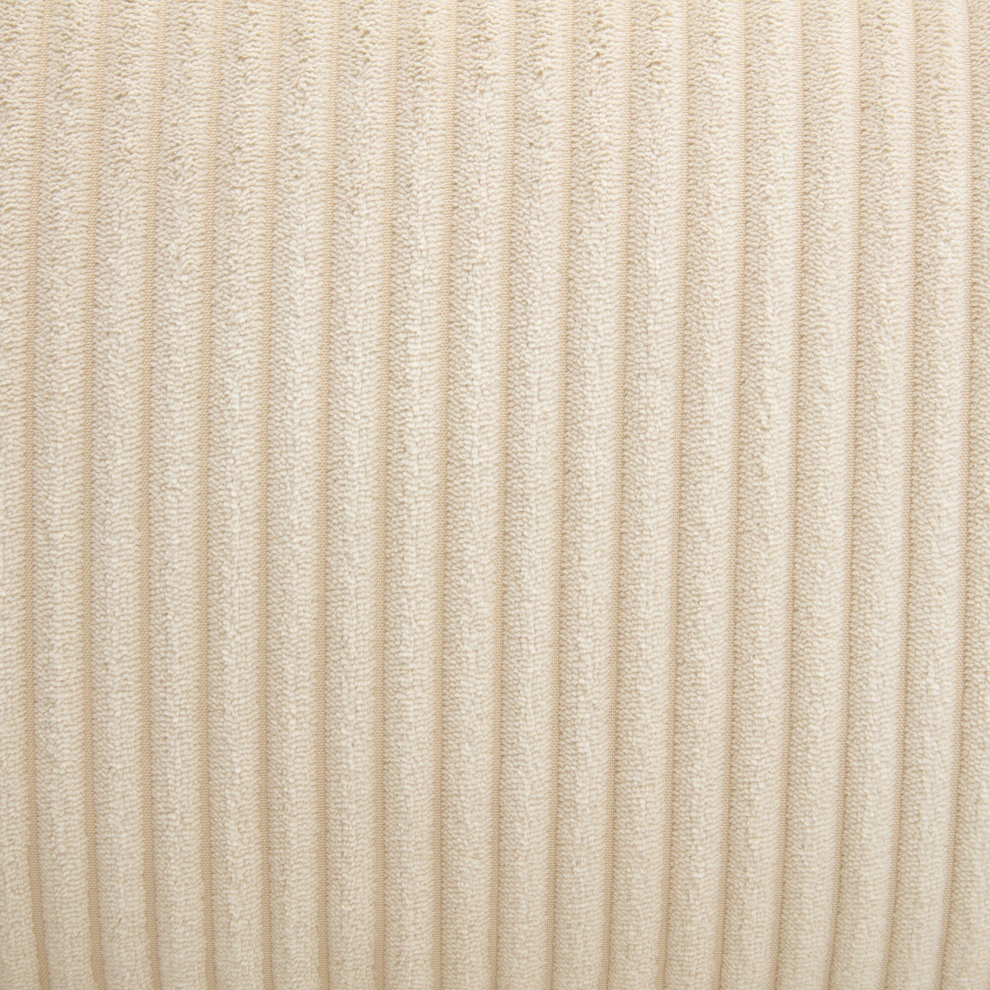 Canapé 3 places rembourré en velours côtelé avec coussins amovibles