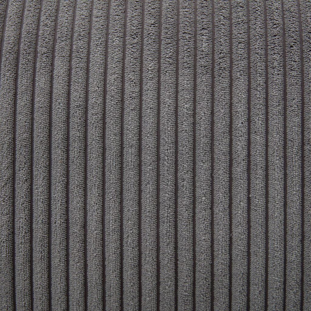 Canapé 3 places rembourré en velours côtelé avec coussins amovibles