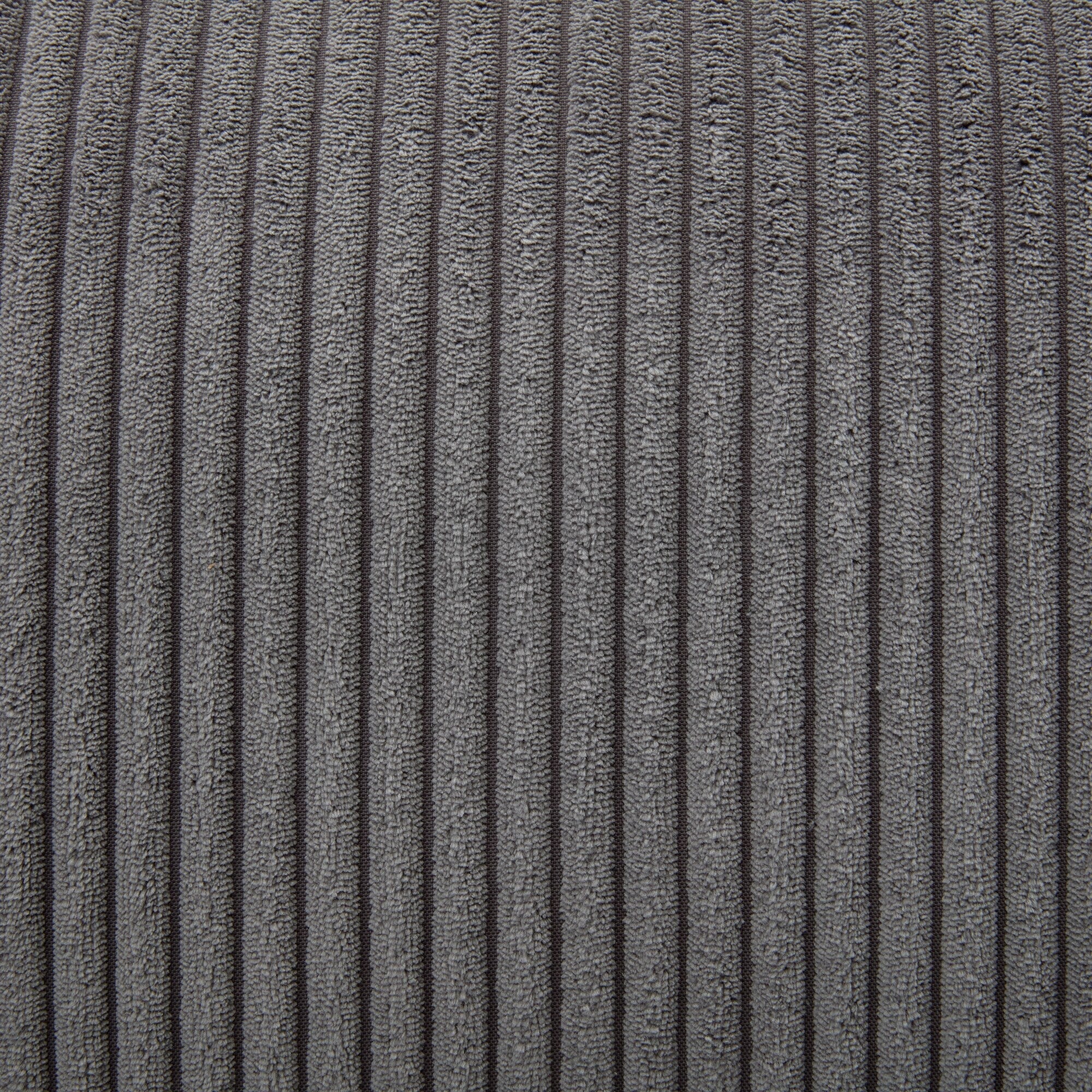 Canapé 3 places rembourré en velours côtelé avec coussins amovibles