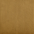 Canapé à jupe rembourré en velours côtelé - 39 P x 84,5 L x 33 H