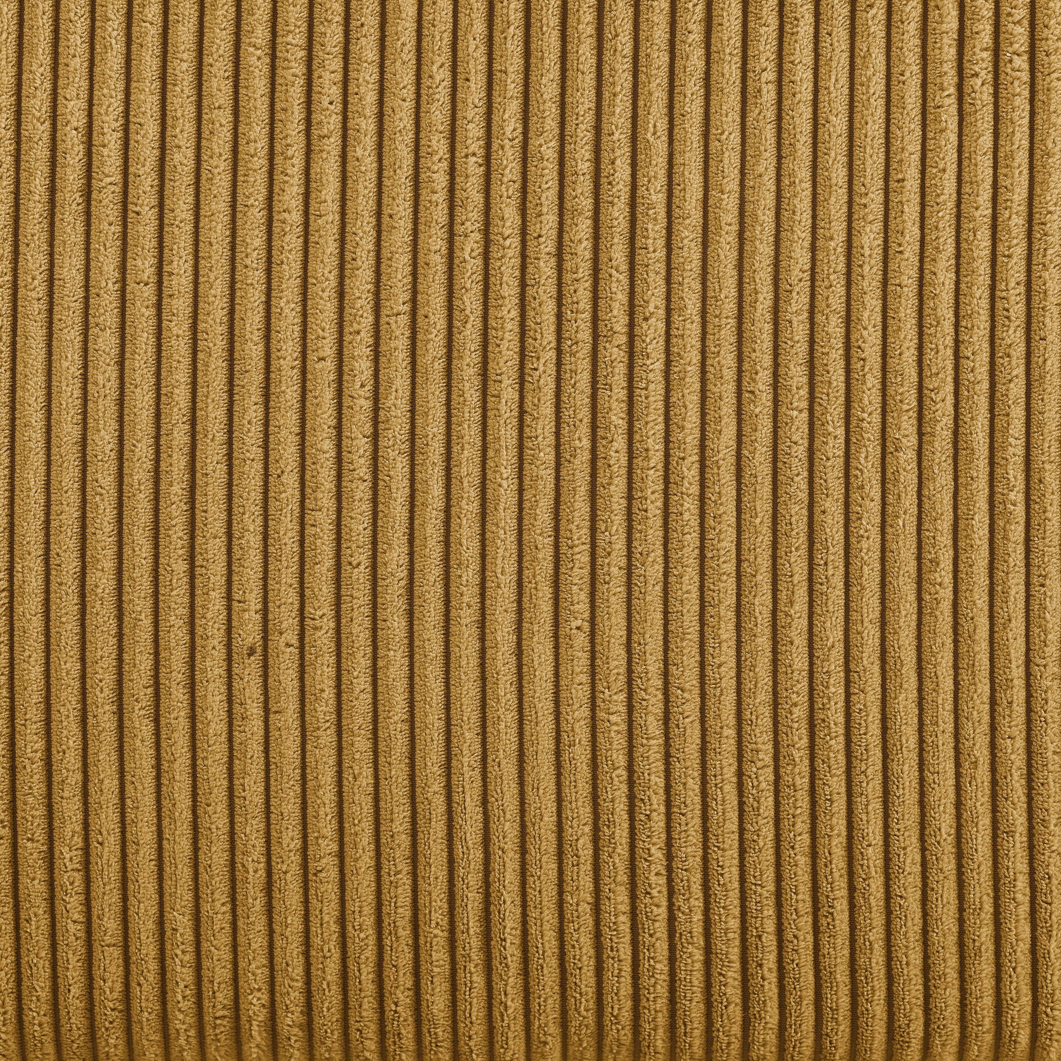 Canapé à jupe rembourré en velours côtelé - 39 P x 84,5 L x 33 H