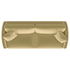 Canapé Corliss rembourré à accoudoirs incurvés Camel