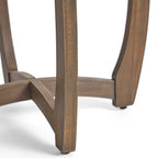 Ensemble bistrot d'extérieur Coronado 3 pièces en bois par Christopher Knight Home - N/A