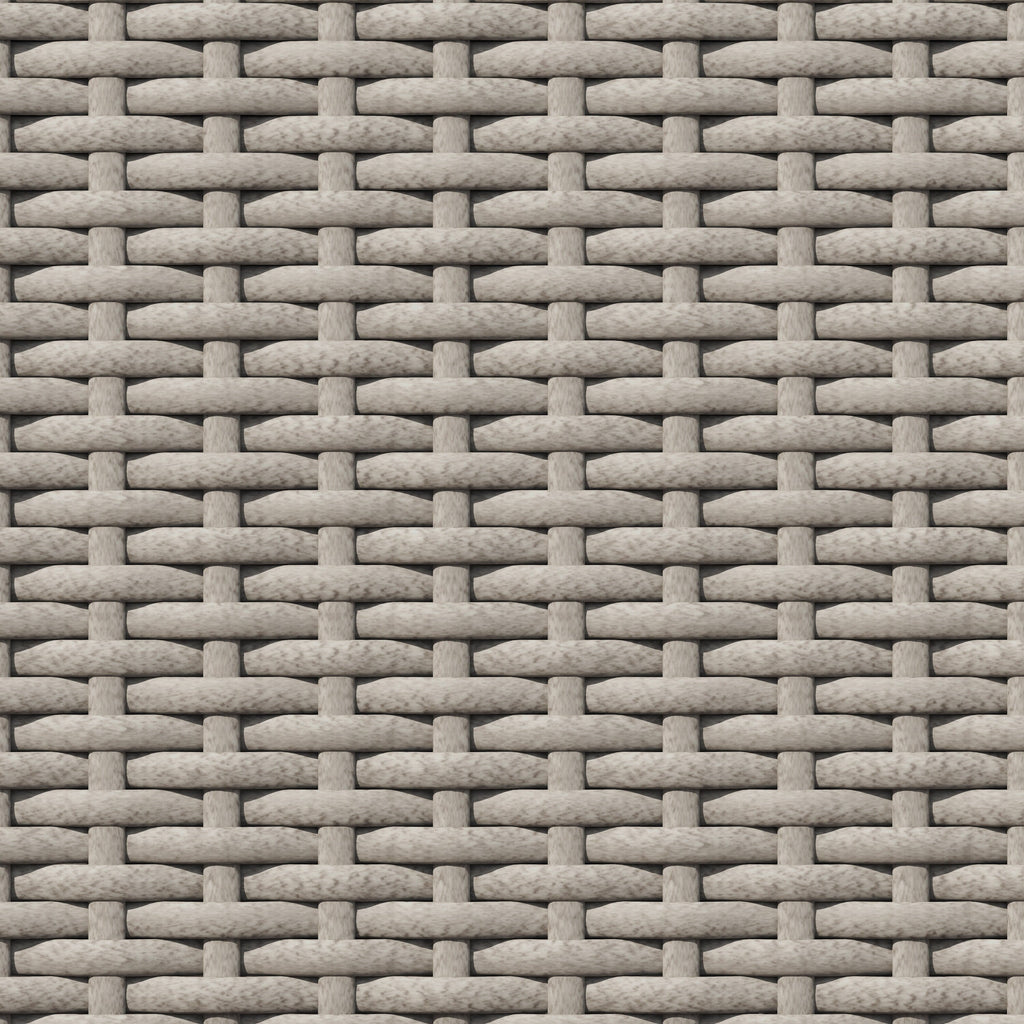 Ensemble de conversation sectionnel de patio en osier et aluminium Corvus 8 pièces