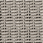 Ensemble de conversation sectionnel de patio en osier et aluminium Corvus 8 pièces