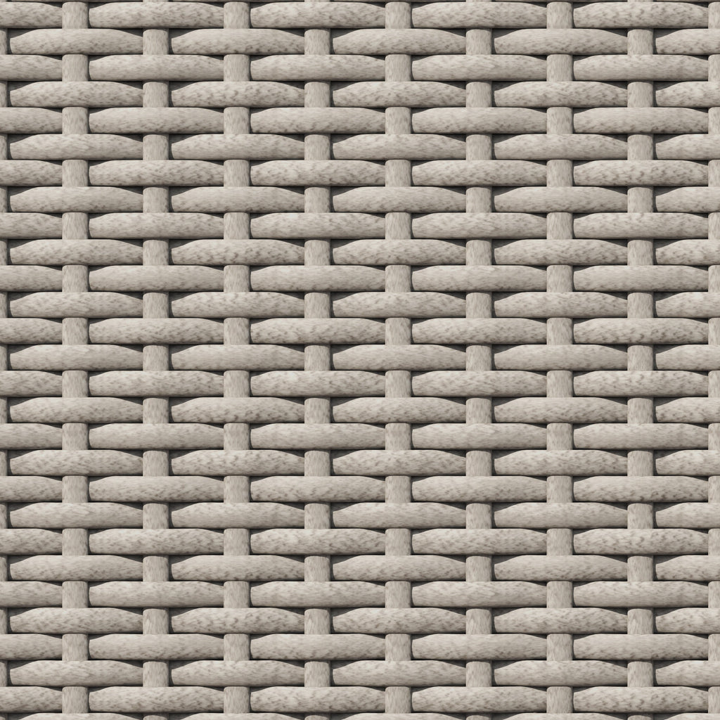 Ensemble de conversation sectionnel de patio en osier et aluminium Corvus 8 pièces